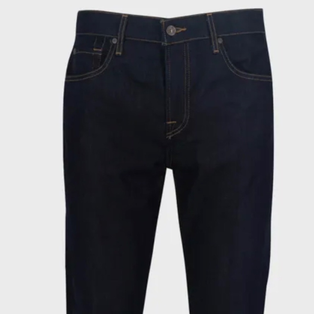 7 For All Mankind Adrien Slim Taper Dark Jeans - Picture 1 of 8